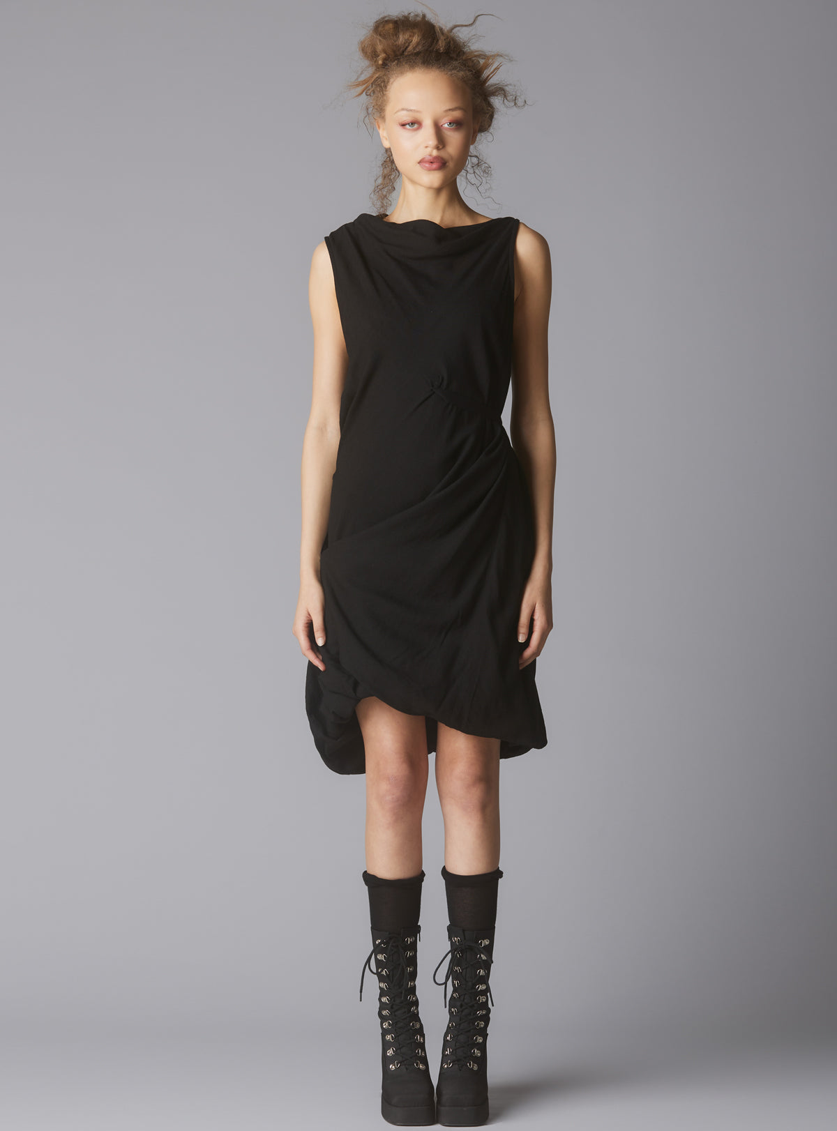 unif lace detailing mist dress UNIF