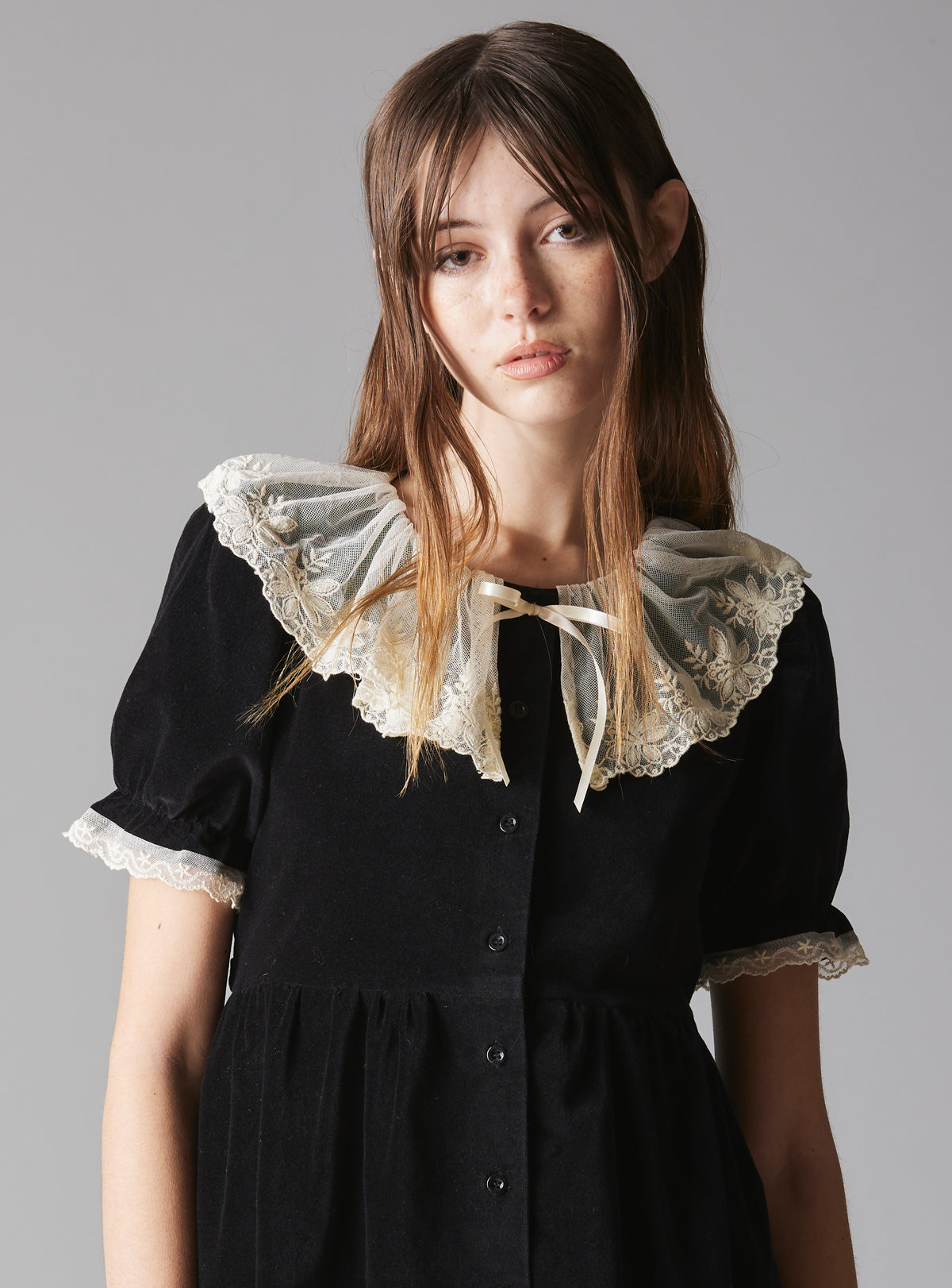 Blair Babydoll Mini Dress - XL Black Blair Babydoll Mini Dress - XL Black