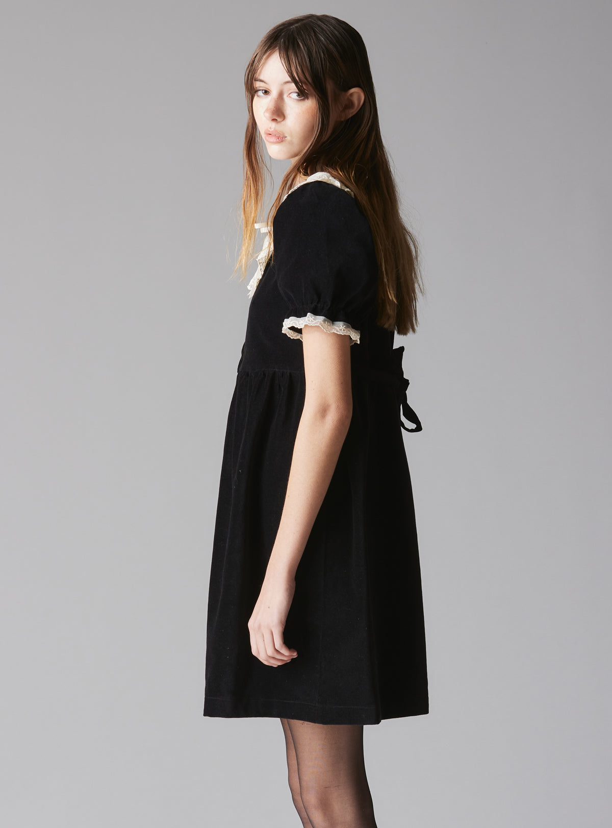 Blair Babydoll Mini Dress - XL Black Blair Babydoll Mini Dress - XL Black