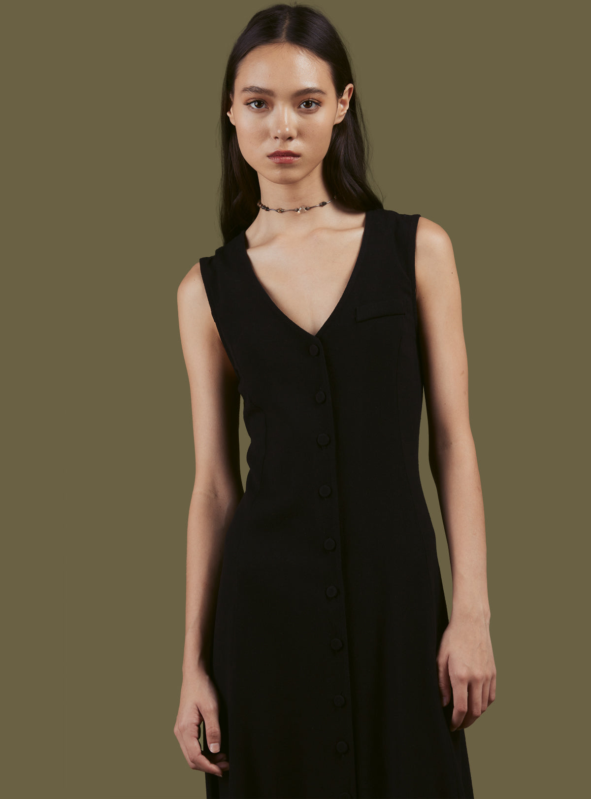 Linum Dress - XS Black Linum Dress - XS Black