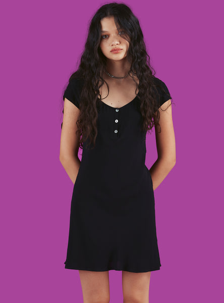 knee length dresses for ladies Sir The Label Serene Mini Dress in Sequoia Floral – The Closet Collective  Hire main image 1