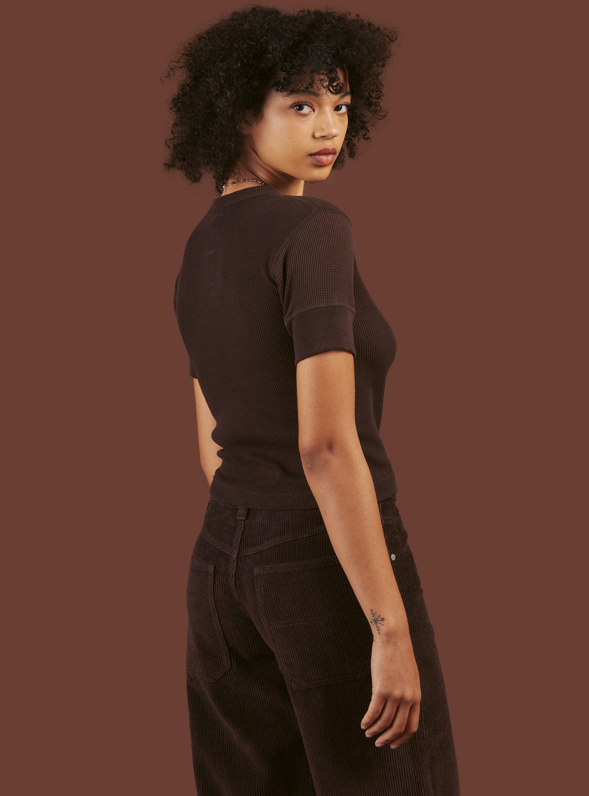 UNIF Waffle Baby Tee TwoPack