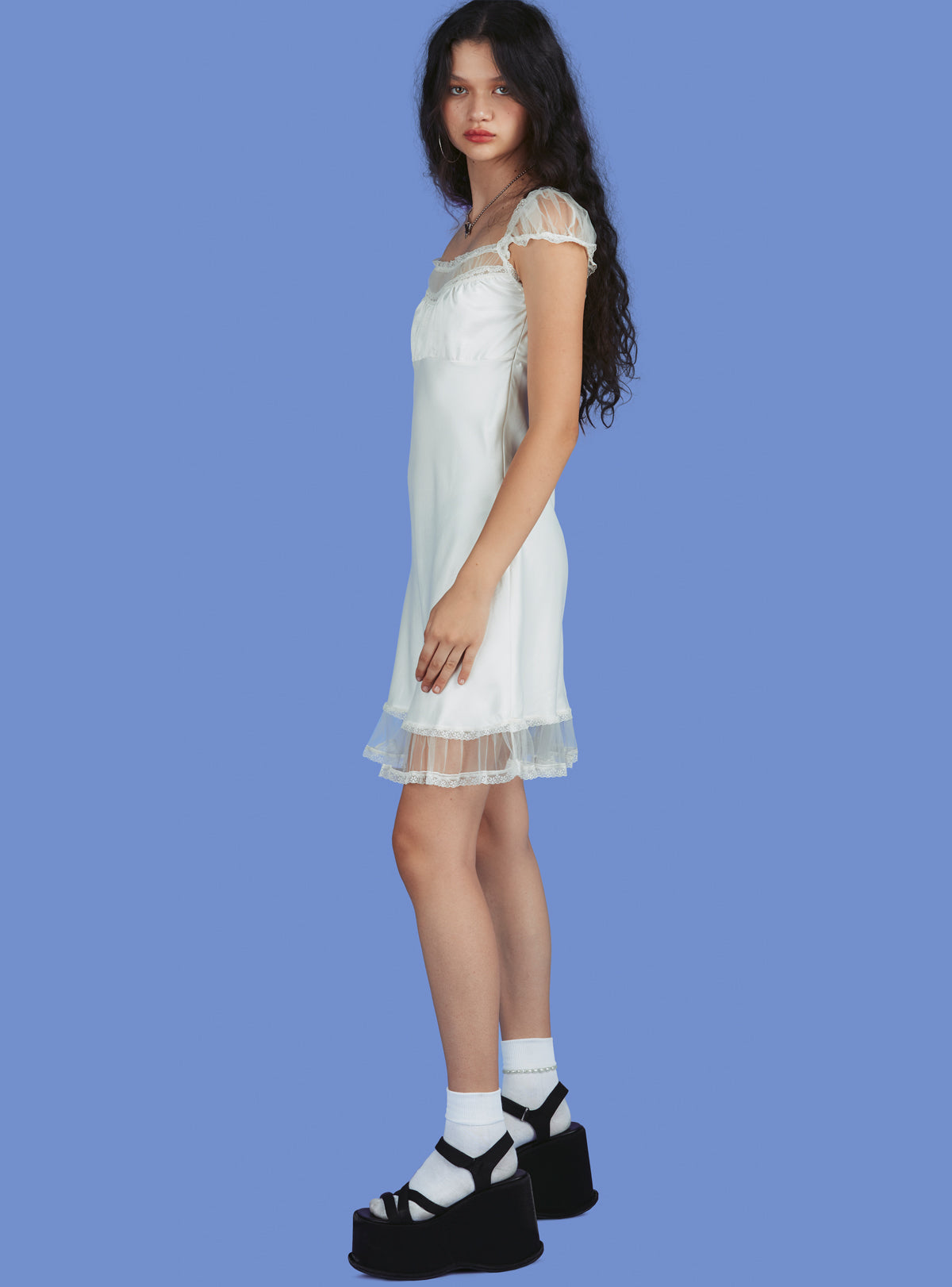 unif lace detailing mist dress Mist Dress